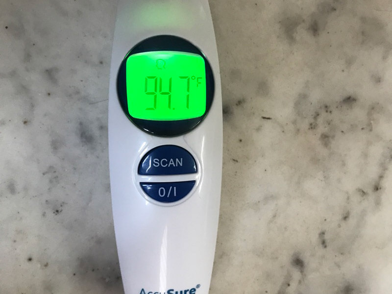 AccuSure Non-Contact Thermometer #FR 800 – Used And Reviewed